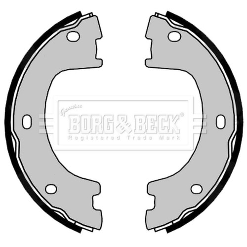 Brake shoes set bbs6475 borg - brake,