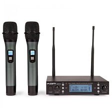 KAM KWM1940 Dual UHF Wireless Handheld System Radio Microphone
