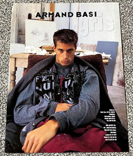 Rare Collectable Original 1994 Magazine Advert Picture ARMAND BASI Ad 90's