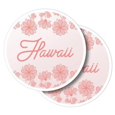 2x Vinyl Stickers Hawaii