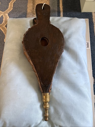 Antique fireplace bellows - antique,