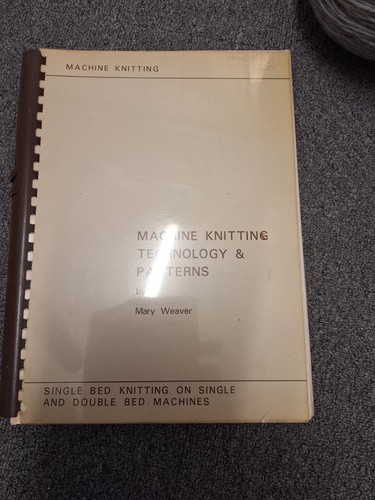 Machine knitting technology - machine,