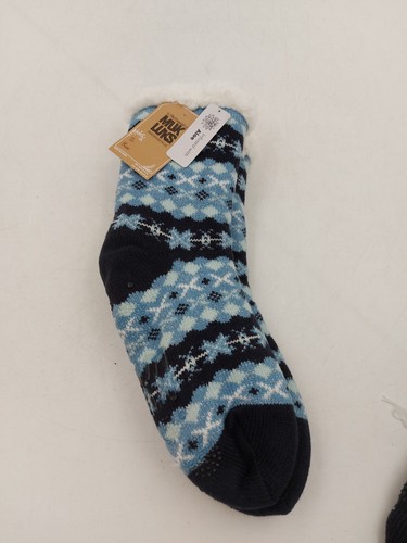 Mukluks blue christmas slipper - blue,