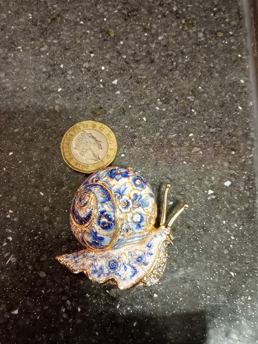 Multicolored enamel snail - enamel,