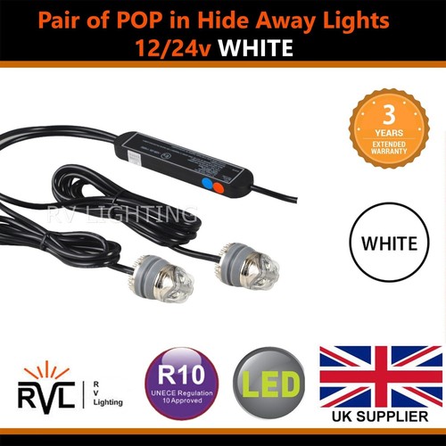 White led hideaway lights push - led,