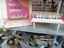 Vintage  Note Baby Grand Piano