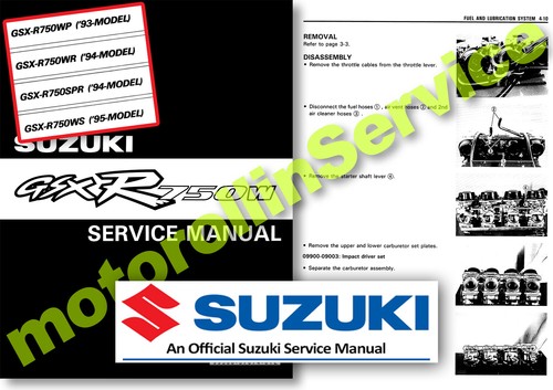 Suzuki gsx r750 service manual - suzuki,