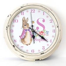 Personalised Wall Clock Rabbit