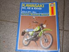 KAWASAKI KC, KE + KH100 99CC  - HAYNES OWNERS WORKSHOP MANUAL 1975 - 93