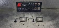 MAZDA 5 2006 5DR REAR NUMBER PLATE LIGHTS COVERS & BULB HOLDERS PAIR