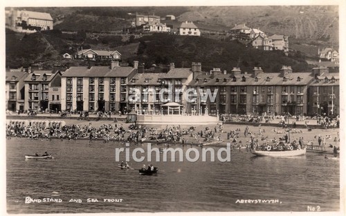 Aberystwyth bandstand sea - aberystwyth,