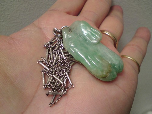 Rare qing carved jadeite - rare,