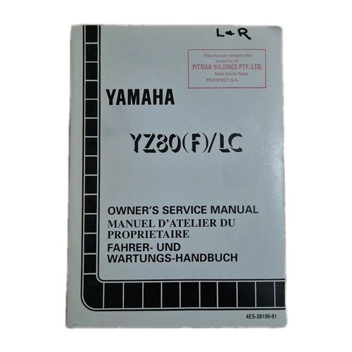 Yamaha yz80 motorbike - yz80,