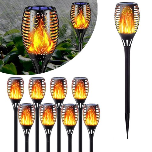 Solar flame torch light - solar,