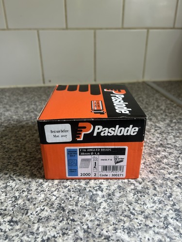 Paslode angled brads 38mm - angled,