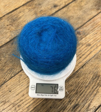 Turquoise Chunky Mohair Yarn