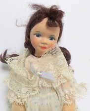 OLD COTTAGE DOLL FABRIC BODY ORIGINAL CLOTHING