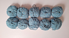 Sirdar CLICK chunky with 30% wool, 10 x 50g balls, blue cream with tweed flecks