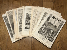 Antique (1743) prints / engravings New History of Holy Bible Thomas Stackhouse