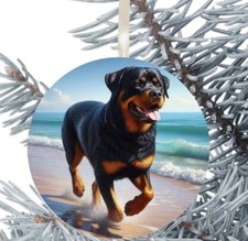 Rottweiler Dog Hanging Bauble