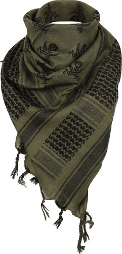 Skull pattern shemagh - skull, shemagh/keffiyeh