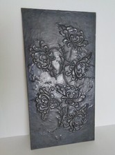 ORIENTAL ART NOUVEAU PLAQUE or