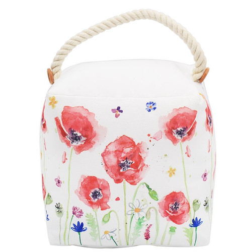 Poppy flower doorstop door - flower,