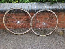 VINTAGE MAILLARD 700 WHEELSET. PROFESSIONAL TEAM ISSUE. MAVIC CHROME RIMS.