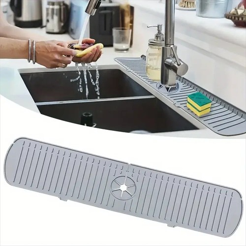 Silicone sink splash guard - silicone,