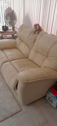 John lewis cream leather - lewis, 2