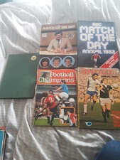 Vintage Joblot Of Football Annuals 1980's  Match Of The Day, Shoot,