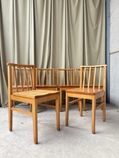 Vtg mid century set solid - of, 6