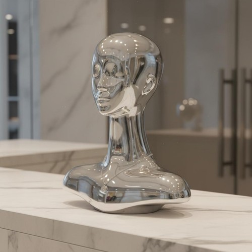 Jewelry bust stand metal - jewelry,
