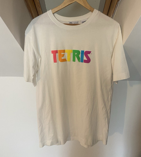 Zara tetris white graphic - tetris,