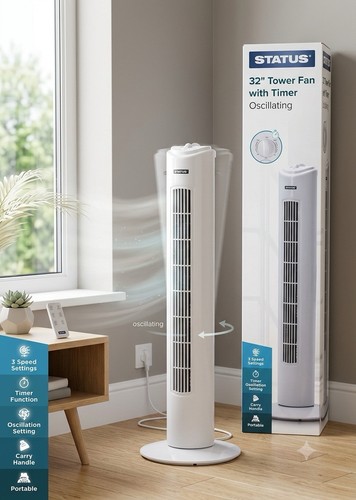 Status inch tower - tower, fan
