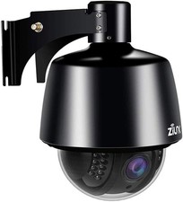ZiLNK Ptz IP OUTDOOR CCTV Security Camera with 5x zoom and motion sensors black