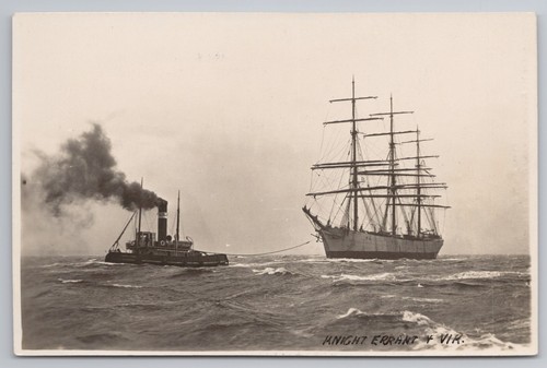 Steam tug boat knight - tug, errant