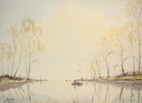 Original irish art watercolour - irish,