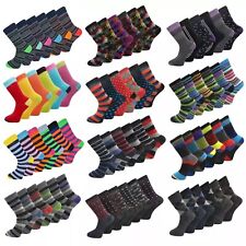 6 Pairs Mens Coloured Design