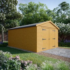 Wooden Garage 16mm T&G Timber
