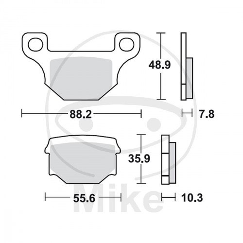 Brake pads std trw lucas - trw,