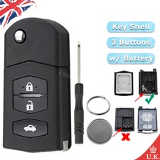 3 Button Flip Remote Key Fob