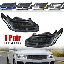 Pair Matrix LED Headlight Upgrade For LR Range Rover Sport L494 2014-2017 4-Beam