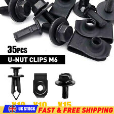 35PCS For Body Bolts & U-nut Clips - M6 Engine Under Cover Splash Shield Guard