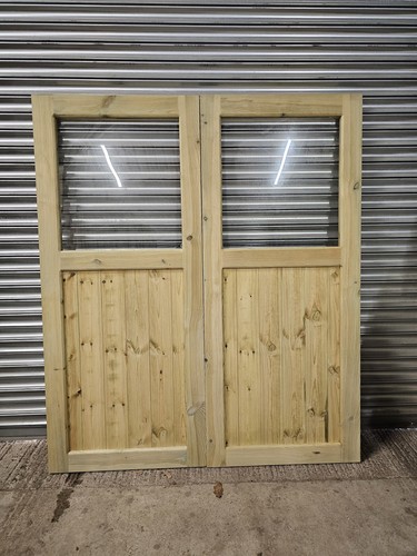 Wooden doors and windows - and, for