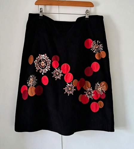 Monsoon black corduroy beaded - monsoon,
