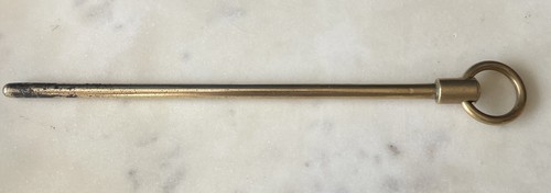 Poker fire iron antique - iron,