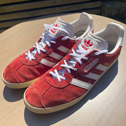 Adidas gazelle red - gazelle, red/white
