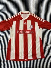 Stoke City Fc home 2011/12 Football Shirt size large 