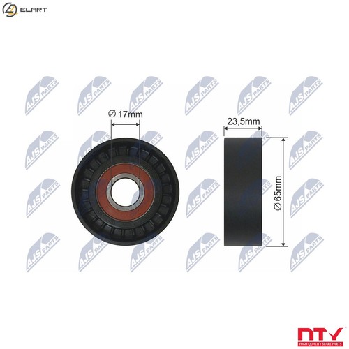 Tensioner pulley vribbed belt - vribbed,